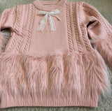 Knitted Fur Sweater