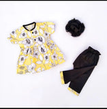 3Pcs Cotton Frock Set