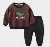 Crocodile Sweatshirt & Trouser Set (2pcs)