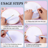 Embroidery Punch Needle Kit with Adjustable Punch Needle Tool and Threader, Embroidery Punch Needle for Beginners