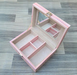 Jewellery Box with Mirror Pu Leather