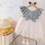 Bow Lace Princess Frock