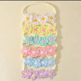 Baby Flower Lace Nylon Headband Set (6pcs)