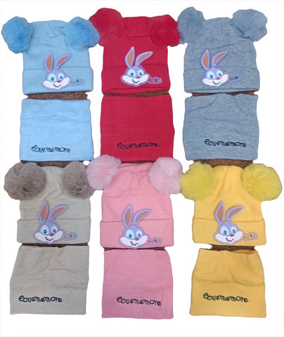 Loony Tunes Double Pompom Neckroll Set