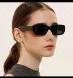 Classic Rectangle Frame Sunglasses For Women