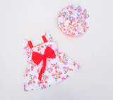Cotton Frock With A Hat