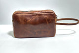 Portable Traveling Pouch - Pure Leather