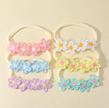 Baby Flower Lace Nylon Headband Set (6pcs)