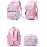 Girl Bookbag With Pencil Pouch School Backpack Set 3 Pieces Zipper Backpacks Lunch Bag Girls