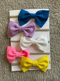 Baby Fabric Big Bow Headband Set