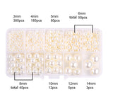 ABS Pearl Beads Box Set (About 800pcs)