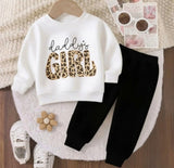 White Daddy’s Sweatshirt & Trouser Set (2pcs)
