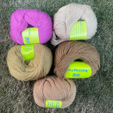 Mix Imported Merino Wool Alpaca Yarn Bundles - KingCole Nako Alize Woolly