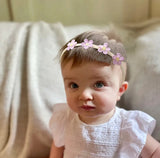 Baby Flower Lace Nylon Headband Set (6pcs)