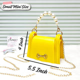 Pearl Handle Fiber Mini Bags