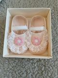 Lace Flower Booties (Pack of 3)