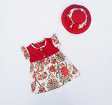 Cotton Frock With A Hat