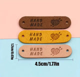 Handmade Leather Tag - 100pc