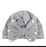 Pearl Bowknot Cap