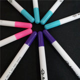 Water Erasable Soluble Pens Grommet Ink Fabric Marking Pens DIY Needlework Sewing Accessories