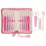 ETIMO Rose Lace Crochet Hook with Cushion Grip Set - Tulip Brand (Japan)