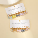 10 Pair Acrylic Butterfly Earrings Set