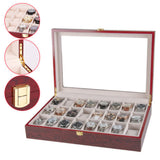 Luxury Wooden Watch Storage Box (Imported) - 24 Slot