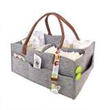 Felt Baby Diaper Storage Bag Portable Childcare Felt Diaper Storage Bag