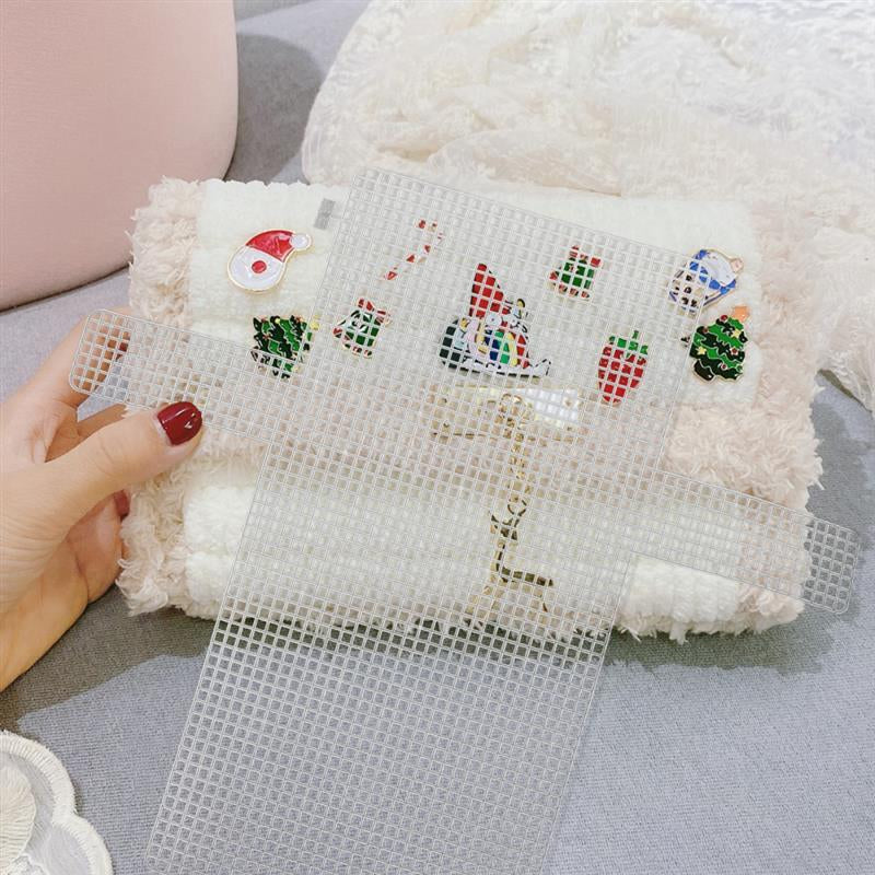 Plastic Cross Stitch Bag Various Pattern Grid Kit Cross Stitch