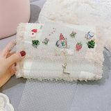 Large Plastic Canvas Clear Purses Plastic Handmade Bag Sheets Yarn Accessories Hook Bag Mesh Bags DIY Bag Accessories