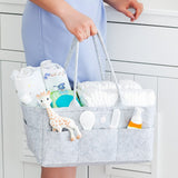 Felt Baby Diaper Storage Bag Portable Childcare Felt Diaper Storage Bag