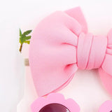 2 Pcs/Set Baby Sunglasses Hairband Set Flower Shape