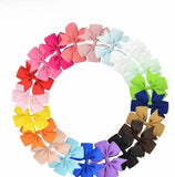 Handmade Baby Bow Tail Butterfly Knot Hair Clip Set (20pcs)