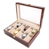 Luxury Wooden Watch Storage Box (Imported) - 12 Slot
