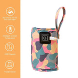 USB Milk Water Warmer Bottle Heater Travel Stroller Insulated Bag Baby