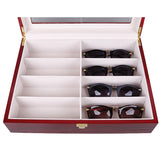 Luxury Wooden Sunglasses Storage Box (Imported) - 8 Slot