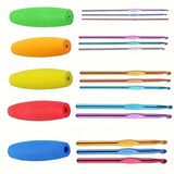 Comfort Grip Crochet Hook Set, Ergonomic Handle for 2mm-10mm Hooks