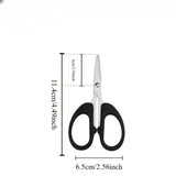 5pcs Multipurpose Craft Scissors Set - Durable Stainless Steel Blades, Ergonomic Handles for Comfort