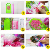Flower Basket Diamond Painting Kit — Full Drill Mosaic | 30×40cm | DIY Home Decor
