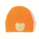 Warm Bear Label Knitted Baby Hat - Pre Order