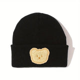 Warm Bear Label Knitted Baby Hat - Pre Order