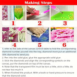 Colorful Coral Reef 5D Diamond Painting Kit — 20×20cm Full Drill Round Acrylic | Underwater Marine Art