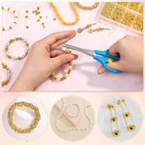 Spacer Beads Kit Creative DIY 8 Style 1740 PCS Preppy Jewelry Making Supplies Multi-Size With Organizer