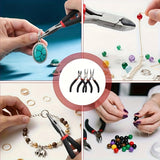 3pcs Jewellery Pliers Chain Nose and Round Pliers, Multifunctional Small Pliers Jewellery Making