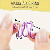 Adjustable Crochet Loop Rings - Metal Yarn Guide for Faster Knitting, Ideal for Scarves, Hats &amp; Blankets, Top Needle Ring