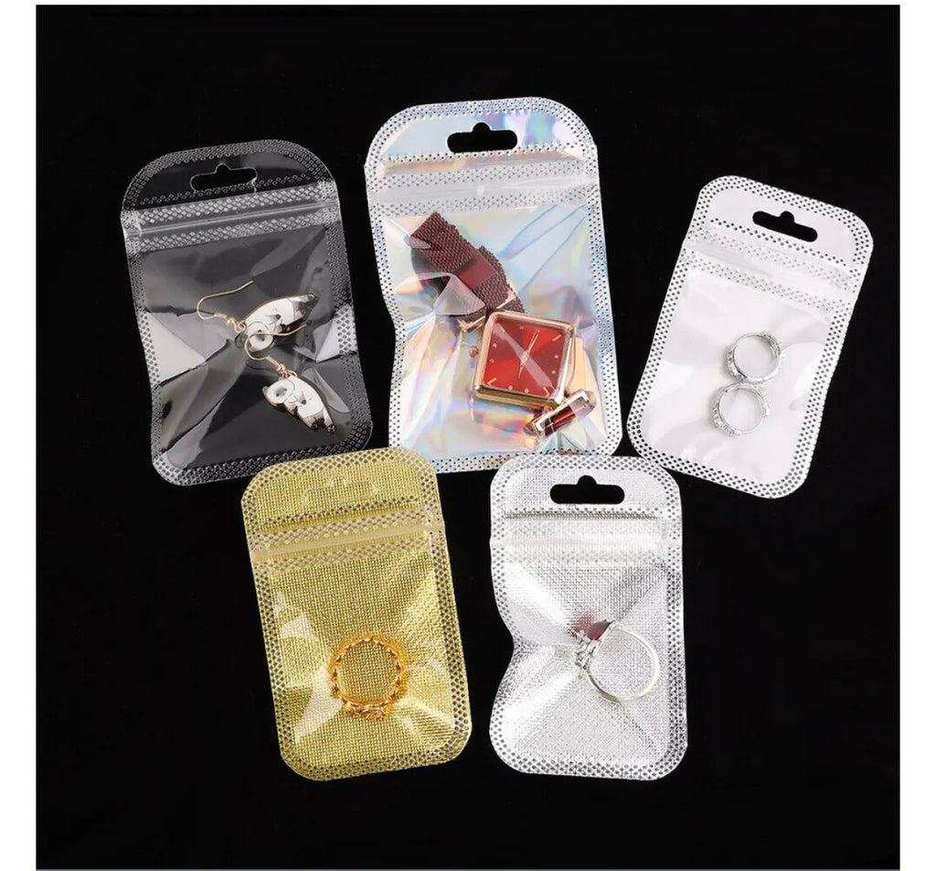 Jewellery Packing/Storage/Display Zip Lock Bags - Pack of 15 Bags