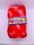 Rainbow Multicolor Double Knit Yarn - Pack of 5 Balls