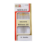Regal Hand Sewing Stainless Steel Needles 16 Needles