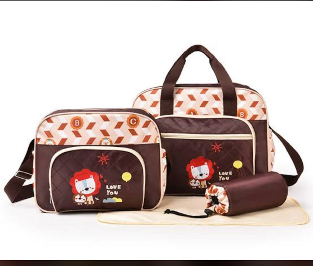 Cat & Kitten Diaper Bag Set
