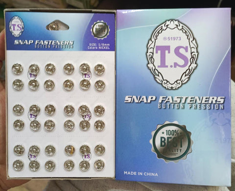 Snap Fasteners (Tich Button) Card 0#